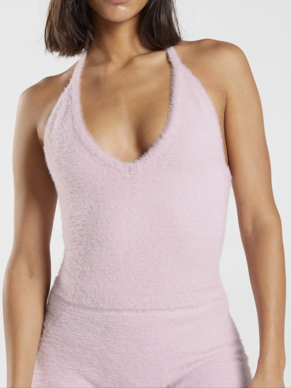 Gymshark Whitney Simmons Eyelash Knit Halter Top
